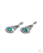 Load image into Gallery viewer, Complimentary Chandelier - Green earring D084