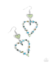 Load image into Gallery viewer, Parallel Passion - Green earring E013