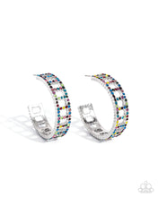 Load image into Gallery viewer, Bridging Brilliance - Multi hoop earring BOX 14