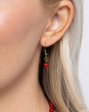 Load image into Gallery viewer, Tasteful Trimming - Red necklace E063