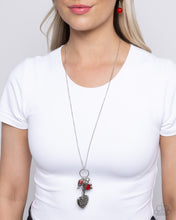 Load image into Gallery viewer, Parisian Press - Red necklace D057