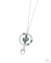 Load image into Gallery viewer, Poetic Patio - Green necklace E020