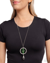 Load image into Gallery viewer, Poetic Patio - Green necklace E020