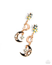Load image into Gallery viewer, Stellar Serendipity - Gold earring D001