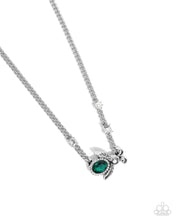 Load image into Gallery viewer, Bedazzled Beetle - Green necklace E062