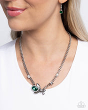 Load image into Gallery viewer, Bedazzled Beetle - Green necklace E062