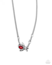 Load image into Gallery viewer, Bedazzled Beetle - Red necklace BOX 9