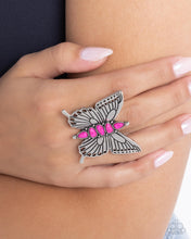 Load image into Gallery viewer, Brash Butterfly - Pink ring E073