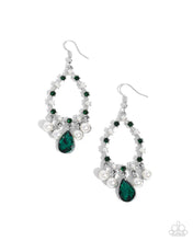Load image into Gallery viewer, Baroness Behavior - Green earring D050