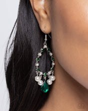 Load image into Gallery viewer, Baroness Behavior - Green earring D050