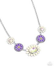 Load image into Gallery viewer, Floral Facade - Yellow necklace BOX 8