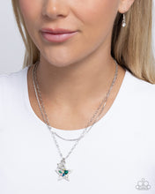 Load image into Gallery viewer, Stackable Stars - Green necklace A098