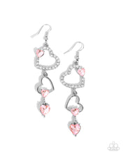 Load image into Gallery viewer, Courting Cascade - Pink earring E044
