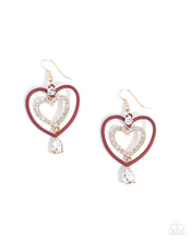 Load image into Gallery viewer, Soft and Sweet - Red earring E021