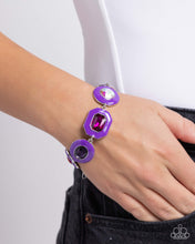 Load image into Gallery viewer, Glazed Guest - Purple bracelet A035