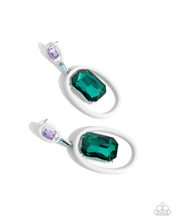 Load image into Gallery viewer, Dipped in Dazzle - White earring D062