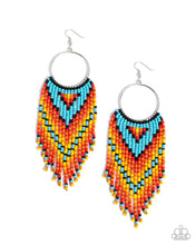 Load image into Gallery viewer, Waving the Banner - Multi earring 1508