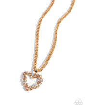 Load image into Gallery viewer, Romance is a Bonus - Gold necklace E035