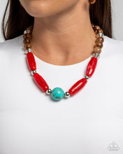 Load image into Gallery viewer, Sneaky Swirls - Multi necklace D078