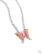 Load image into Gallery viewer, Soft Landing - Orange necklace E004
