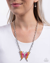 Load image into Gallery viewer, Soft Landing - Orange necklace E004