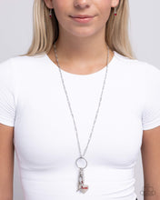 Load image into Gallery viewer, Con Amore - Red lanyard necklace E044