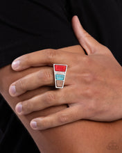 Load image into Gallery viewer, Contemporary Color - Multi men’s ring C003