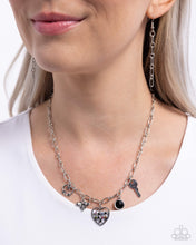 Load image into Gallery viewer, Reminiscent Reveal - Black necklace D014
