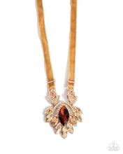 Load image into Gallery viewer, Ravishing Ribbon - Brown necklace A062