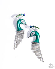 Load image into Gallery viewer, Pampered Peacock - Multi post earring DEC 2024 LOP E024