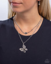 Load image into Gallery viewer, Hovering Headline - Silver necklace C017