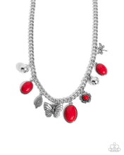 Load image into Gallery viewer, Garden Center - Red necklace B115