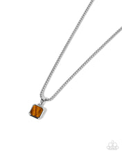 Load image into Gallery viewer, Valiant Validation - Brown men's necklace A076