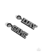 Load image into Gallery viewer, Home Game - Black earring E026