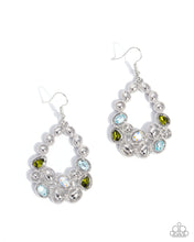 Load image into Gallery viewer, Prismatic Principal - Green earring A101