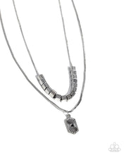 Load image into Gallery viewer, Layered Legato - Silver necklace