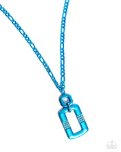 Load image into Gallery viewer, Metallic Movement - Blue necklace E048