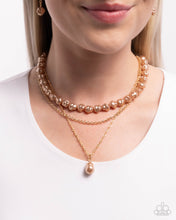 Load image into Gallery viewer, Baroque Bling - Brown necklace LRSHELF