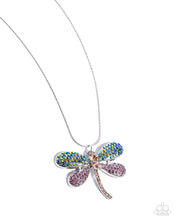 Load image into Gallery viewer, Dragonfly Defiance - Purple necklace MRUS