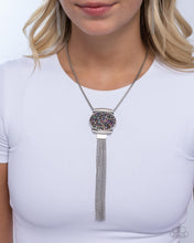 Load image into Gallery viewer, Chained Complication - Silver necklace D022