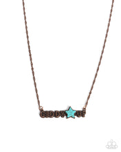 Load image into Gallery viewer, Giddy Up Glam - Copper necklace E003