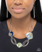 Load image into Gallery viewer, Stained Glass Statement - Multi necklace E022