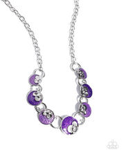 Load image into Gallery viewer, Blooming Bravado - Purple necklace A082