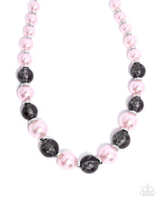 Load image into Gallery viewer, $16 SET: Lacy Lady pink necklace + bracelet A041