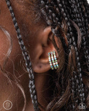 Load image into Gallery viewer, $16 Complete Look: Iridescent Improv - Multi Hoop & cuff earring E018