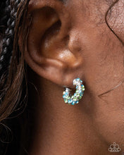 Load image into Gallery viewer, $16 Complete Look: Iridescent Improv - Multi Hoop & cuff earring E018