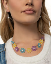 Load image into Gallery viewer, $16 SET: Floral Revival - Purple necklace + bracelet E020