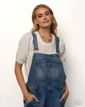 Load image into Gallery viewer, $16 SET: Floral Revival - Purple necklace + bracelet E020