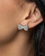 Load image into Gallery viewer, $16 Complete Look SET: Admirable Aria - White bracelet + matching earring D084