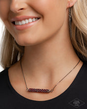 Load image into Gallery viewer, Timelessly Twinkling - Red necklace PINK DIAMOND EXCLUSIVE A014